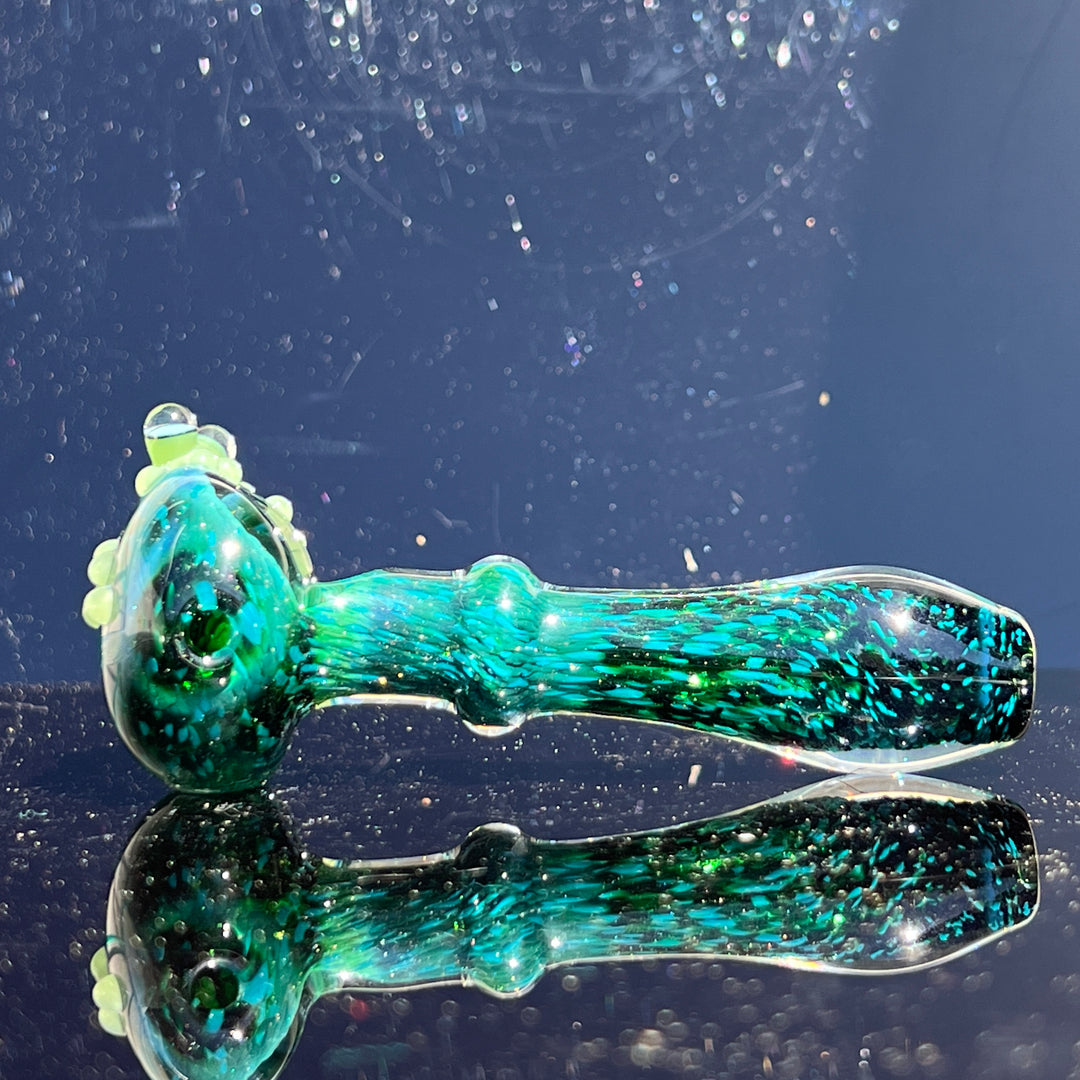 Exp Green Frog Spoon Glass Pipe Beezy Glass   