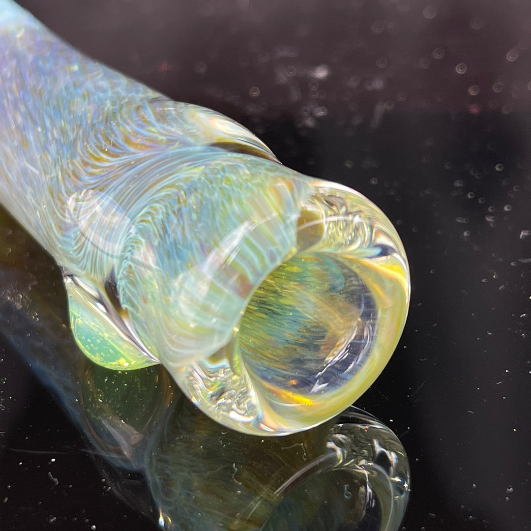 Mystery Aventurine Chillum Glass Pipe Chuck Glass   