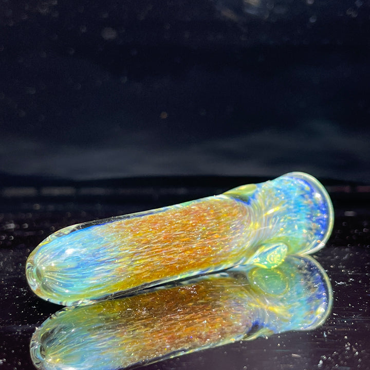 Mystery Aventurine Chillum Glass Pipe Chuck Glass   