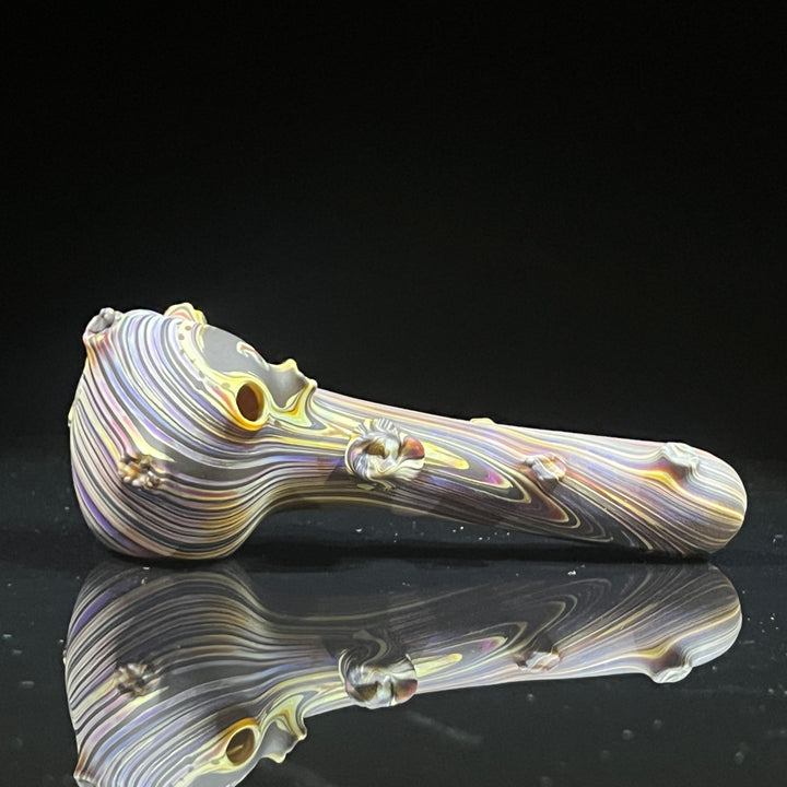 Woodgrain Branch Spoon Glass Pipe Wazoo Glass