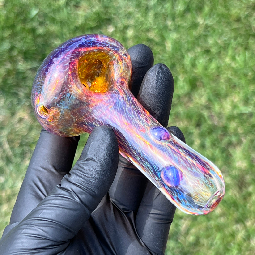 Thick Purple Pipe Glass Pipe Chuck Glass   