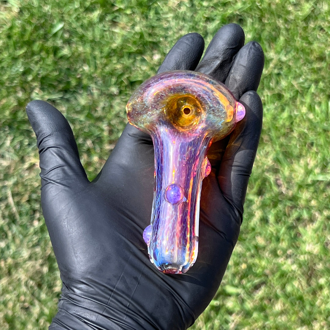 Thick Purple Pipe Glass Pipe Chuck Glass   