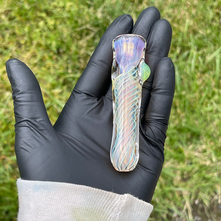 Thick Fume Chillum Glass Pipe Chuck Glass   