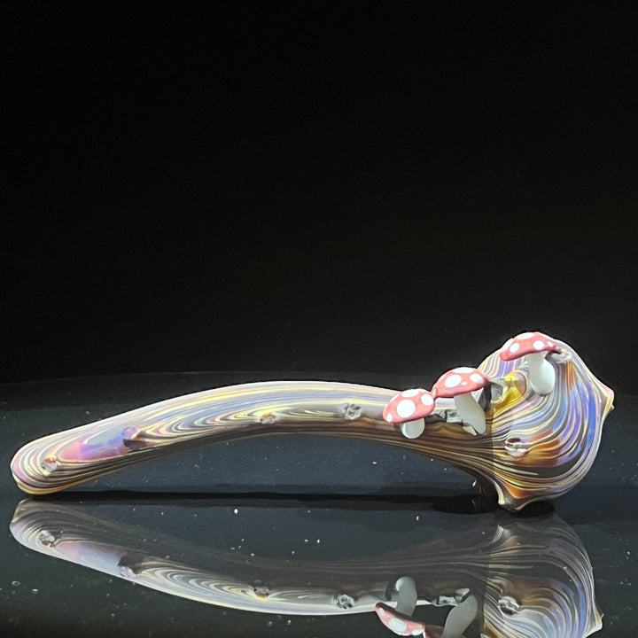 Woodgrain Mushroom Gandalf Pipe Glass Pipe Wazoo Glass