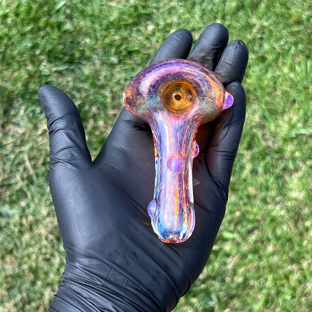 Thick Purple Pipe Glass Pipe Chuck Glass   