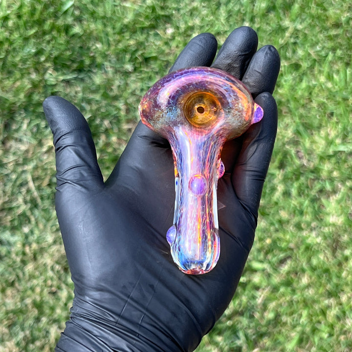 Thick Purple Pipe Glass Pipe Chuck Glass   