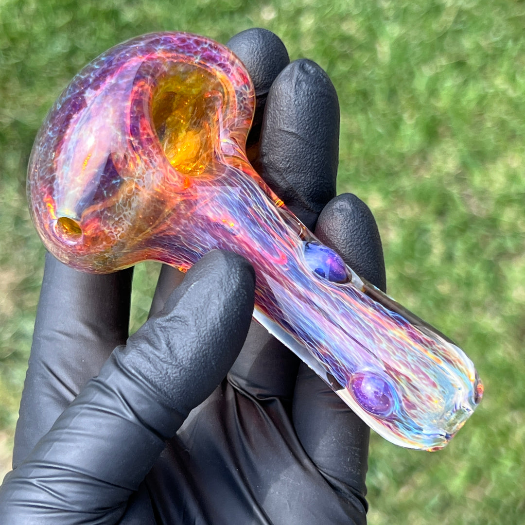 Thick Purple Pipe Glass Pipe Chuck Glass   