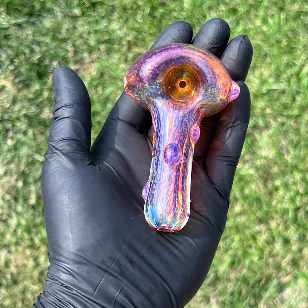 Thick Purple Pipe Glass Pipe Chuck Glass   