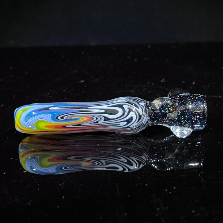 Cajun Wigwag Chillum Glass Pipe Cajun Glass   