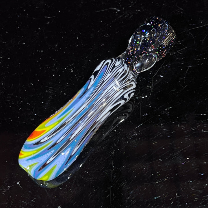 Cajun Wigwag Chillum Glass Pipe Cajun Glass   