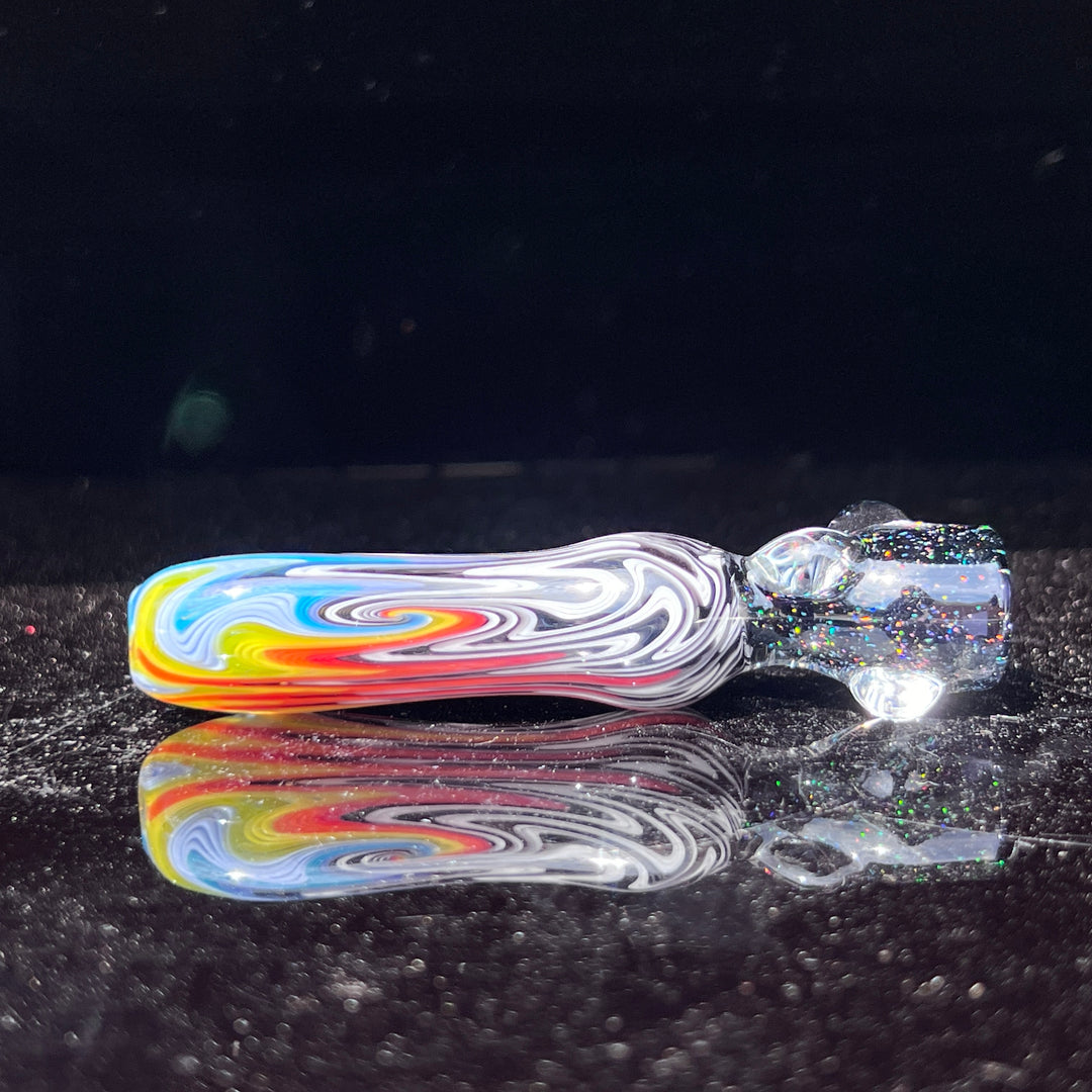 Cajun Wigwag Chillum Glass Pipe Cajun Glass   