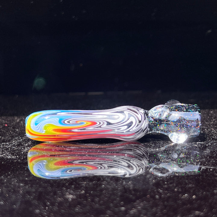 Cajun Wigwag Chillum Glass Pipe Cajun Glass   