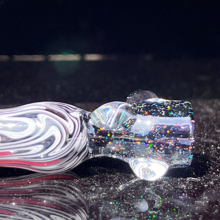 Cajun Wigwag Chillum Glass Pipe Cajun Glass   