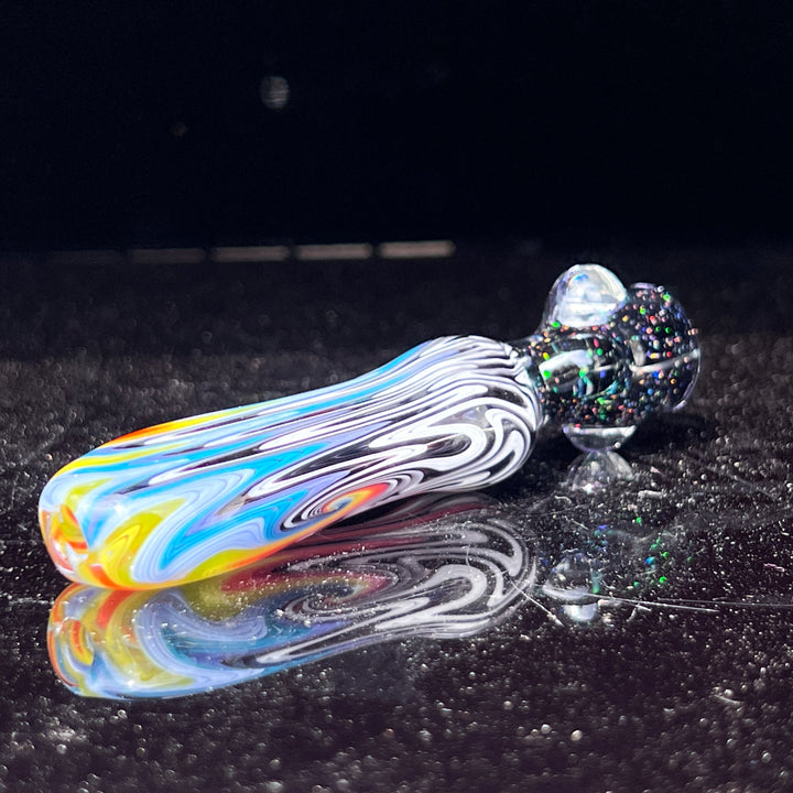 Cajun Wigwag Chillum Glass Pipe Cajun Glass   