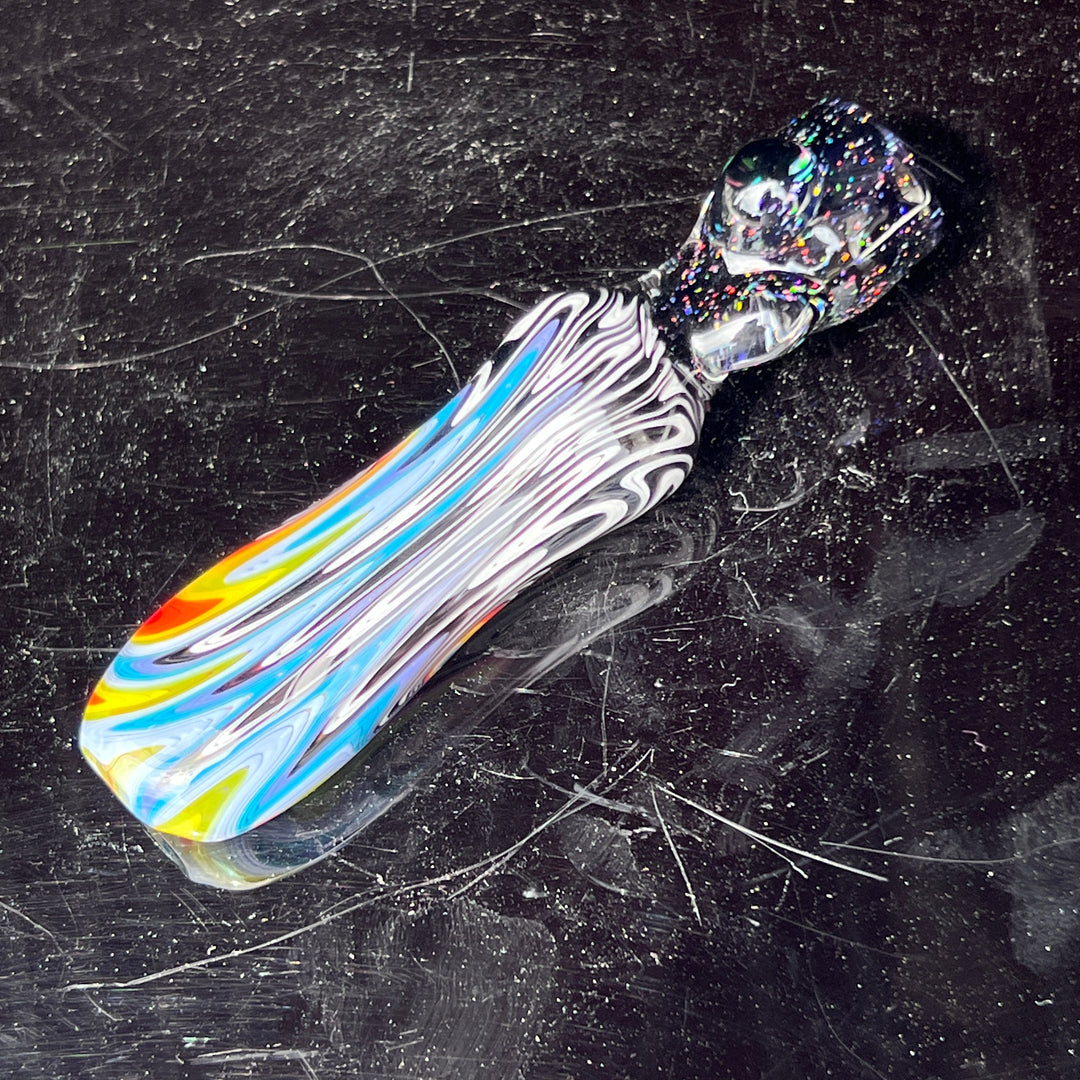 Cajun Wigwag Chillum Glass Pipe Cajun Glass   