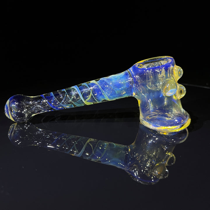 Gold Fumed Hash Hammer Glass Pipe Crondo Glassics