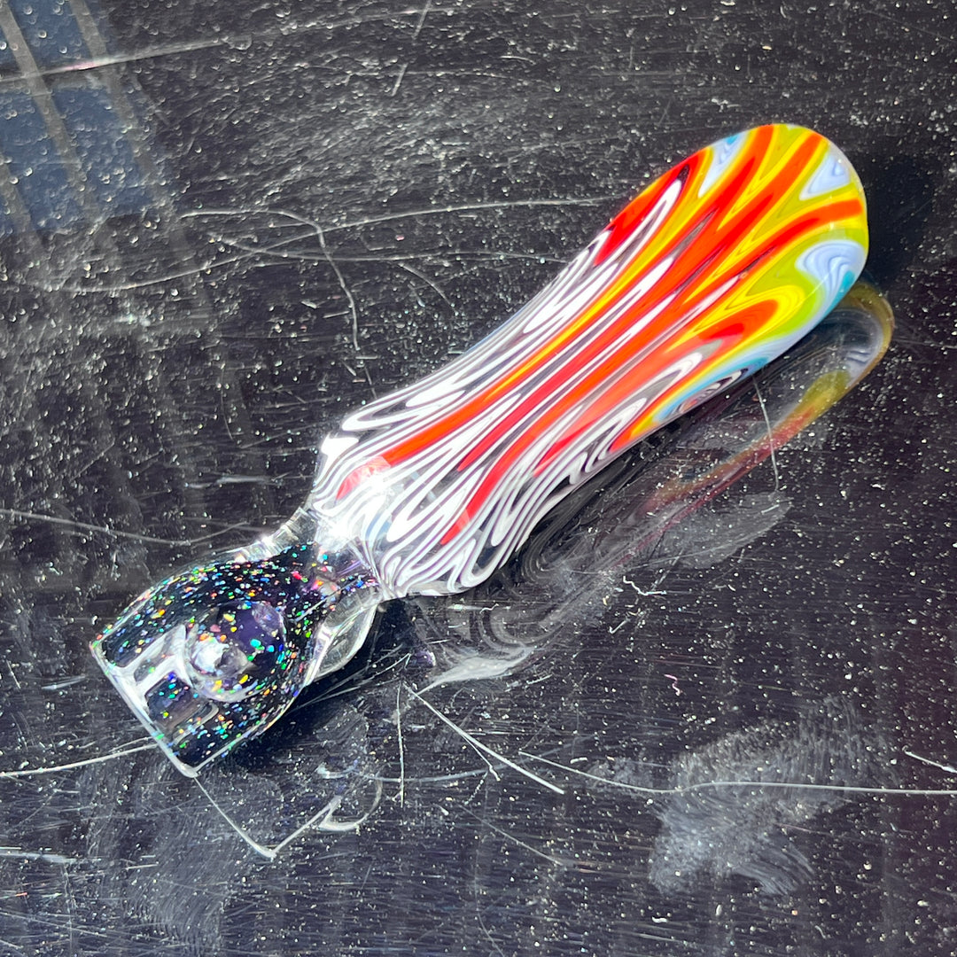 Cajun Wigwag Chillum Glass Pipe Cajun Glass   