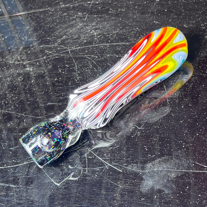 Cajun Wigwag Chillum Glass Pipe Cajun Glass   