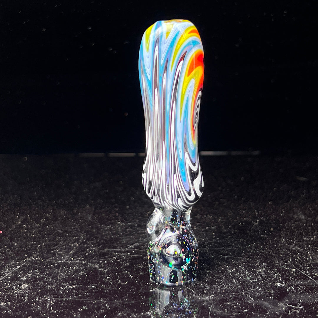 Cajun Wigwag Chillum Glass Pipe Cajun Glass   