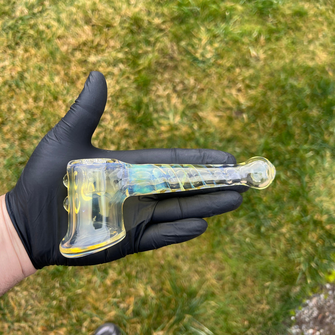 Gold Fumed Hash Hammer Glass Pipe Crondo Glassics