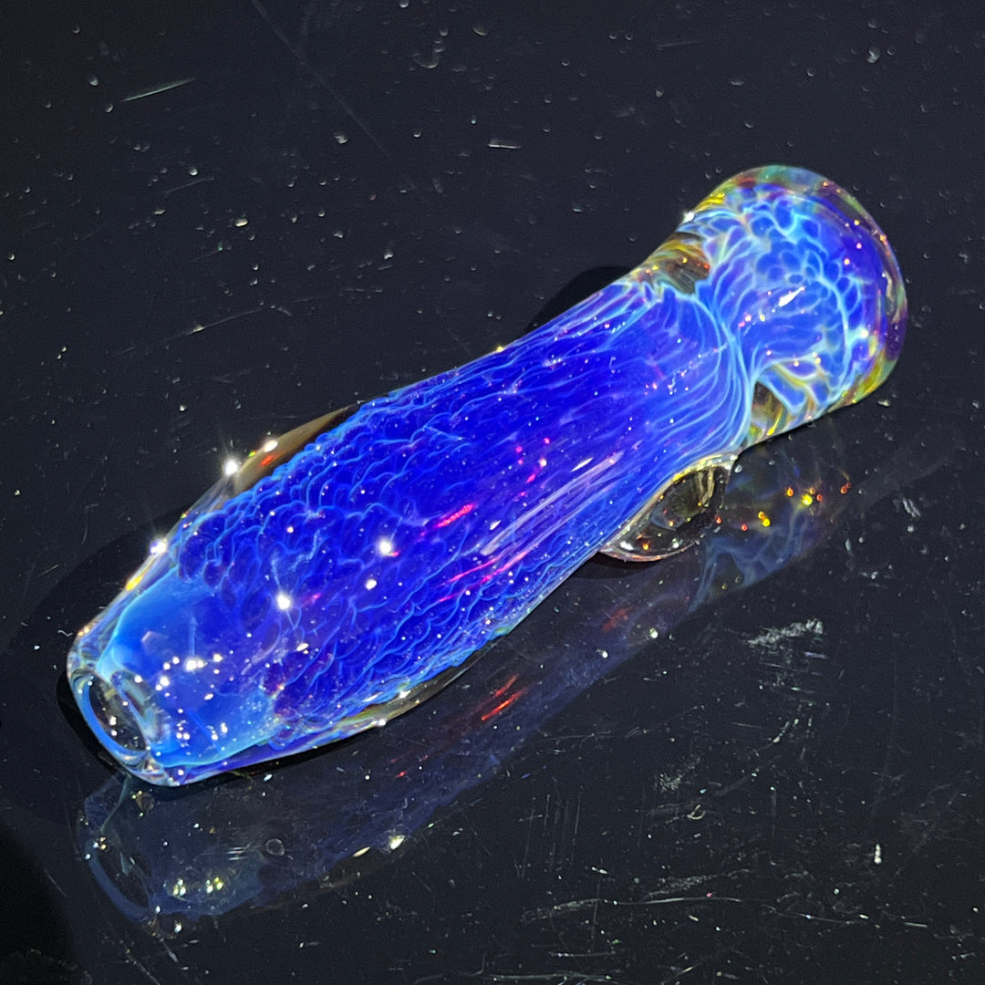 Purple Nebula Chillum Glass Pipe Tako Glass   