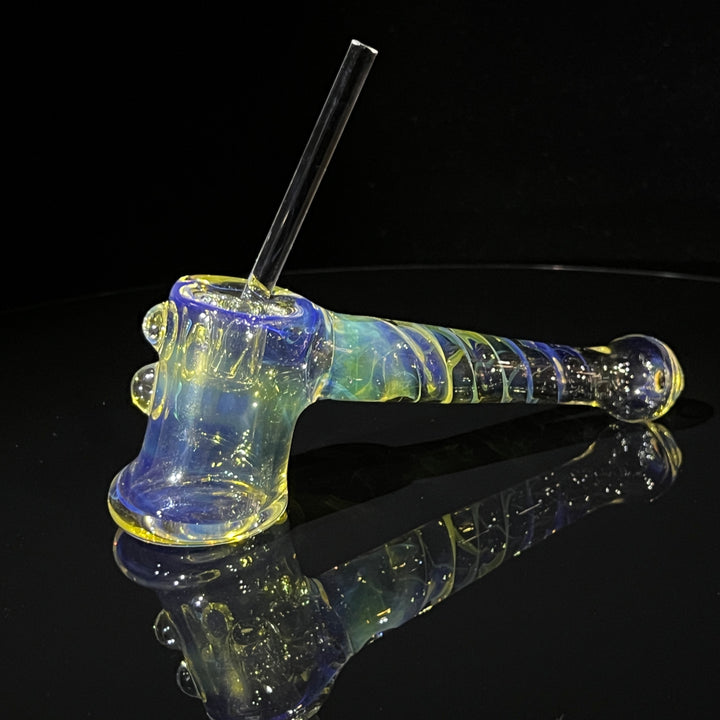 Gold Fumed Hash Hammer Glass Pipe Crondo Glassics