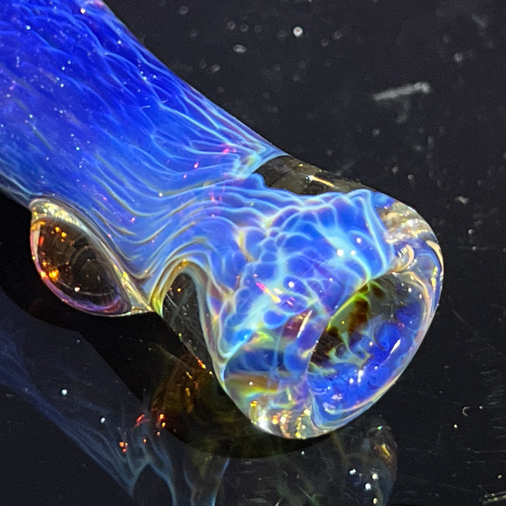 Purple Nebula Chillum Glass Pipe Tako Glass   