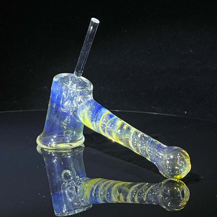 Gold Fumed Hash Hammer Glass Pipe Crondo Glassics