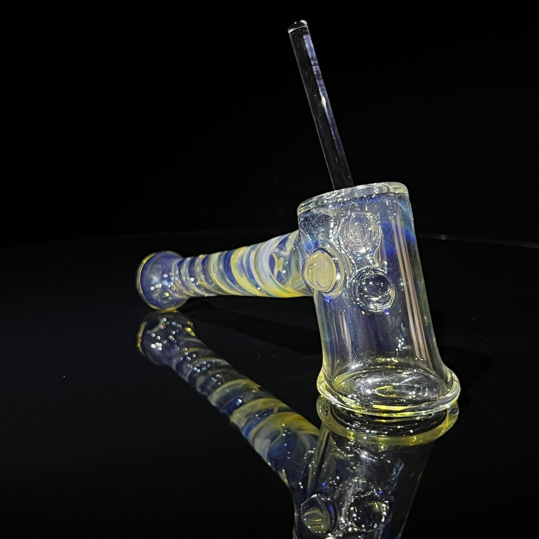 Gold Fumed Hash Hammer Glass Pipe Crondo Glassics