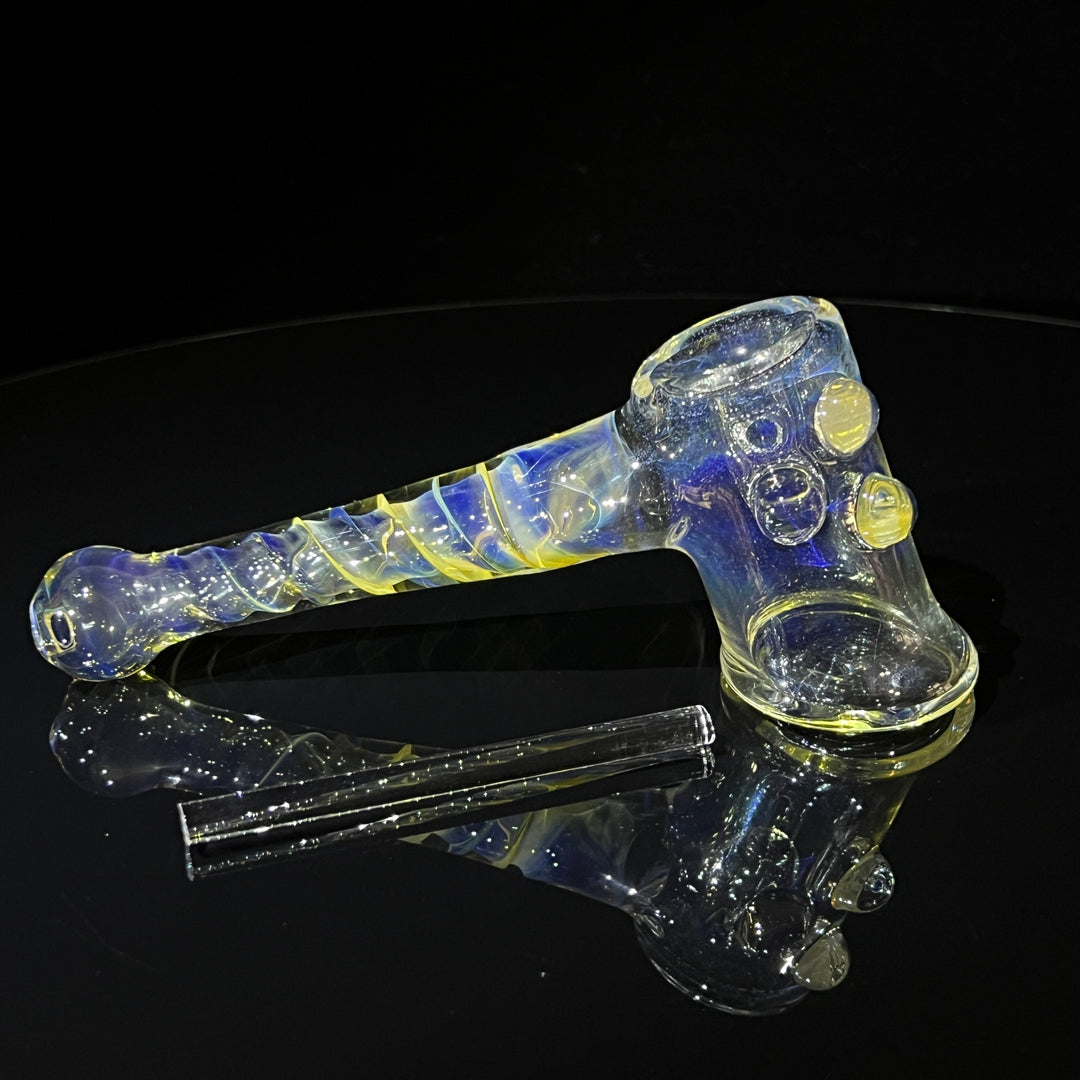 Gold Fumed Hash Hammer Glass Pipe Crondo Glassics