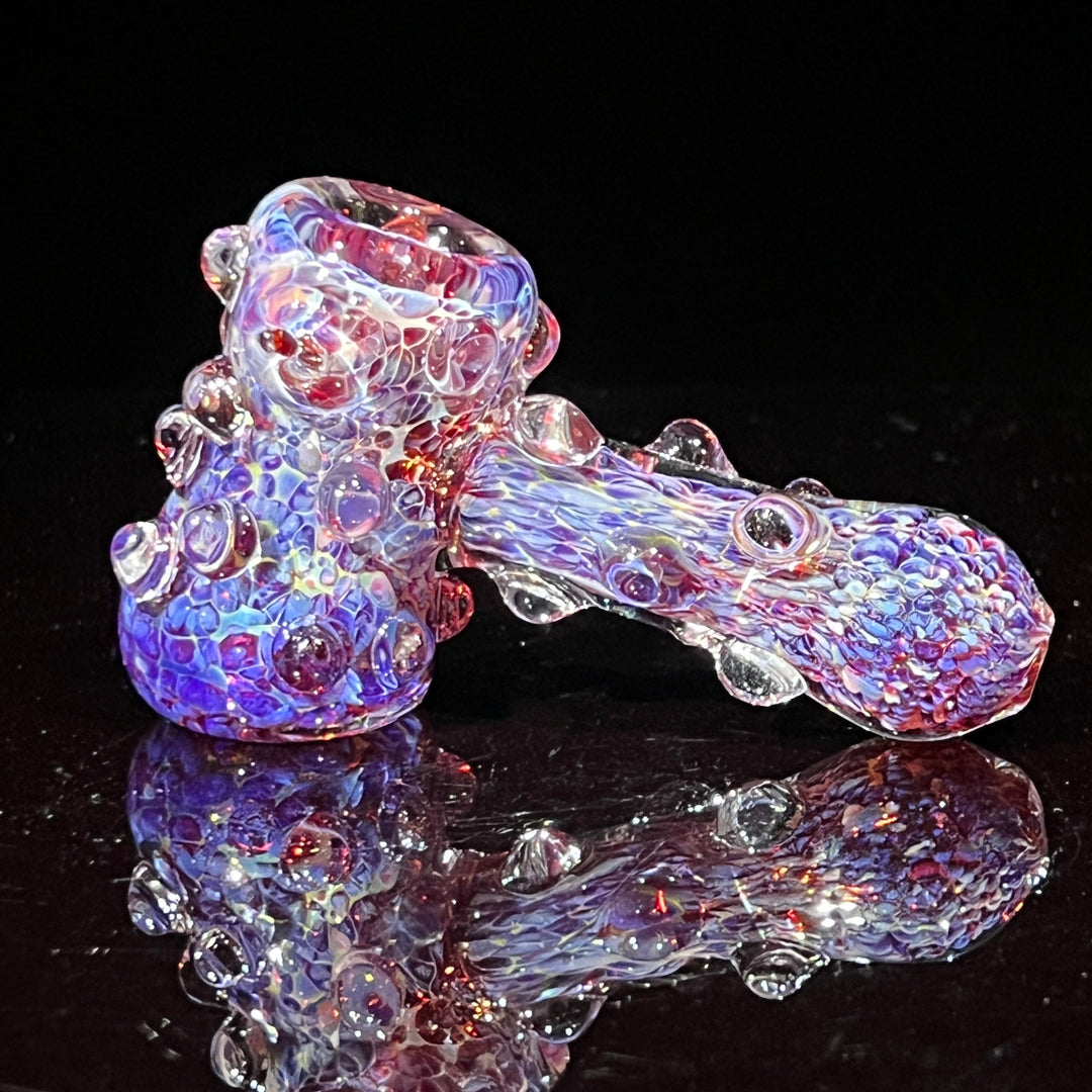 Purple Marble Hammer + Case Combo Glass Pipe TG   