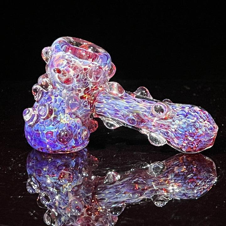 Purple Marble Hammer + Case Combo Glass Pipe TG   