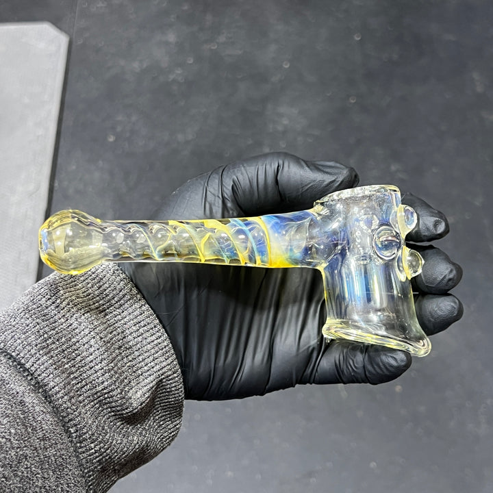 Gold Fumed Hash Hammer Glass Pipe Crondo Glassics