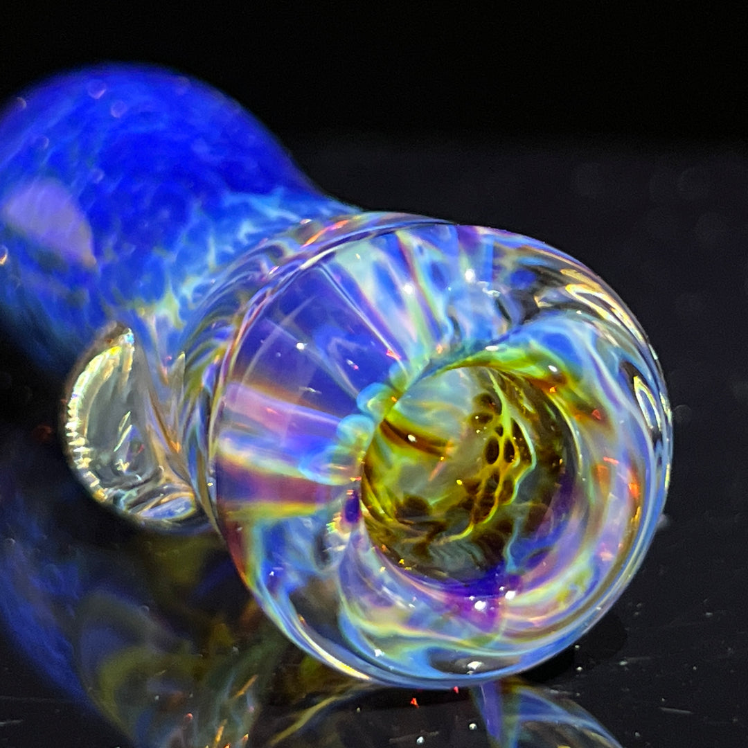 Purple Nebula Chillum Glass Pipe Tako Glass   