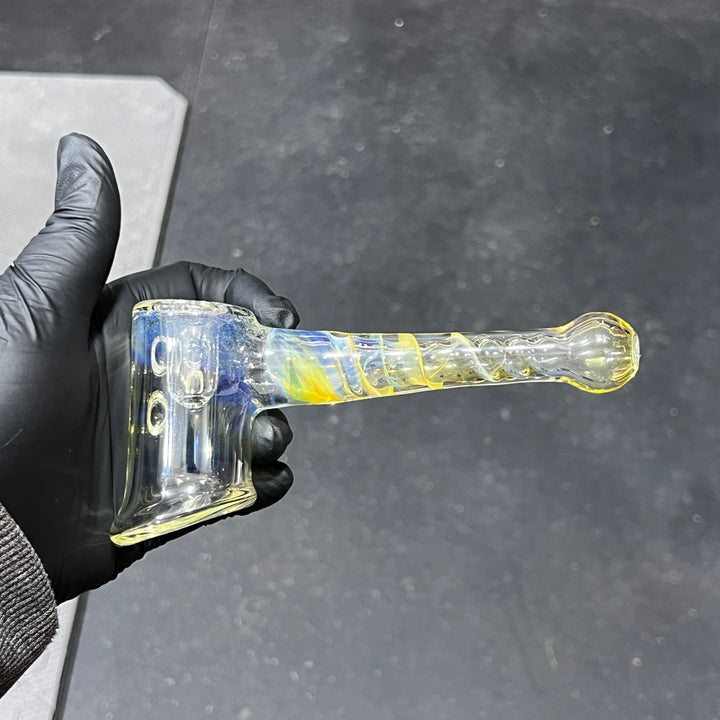 Gold Fumed Hash Hammer Glass Pipe Crondo Glassics