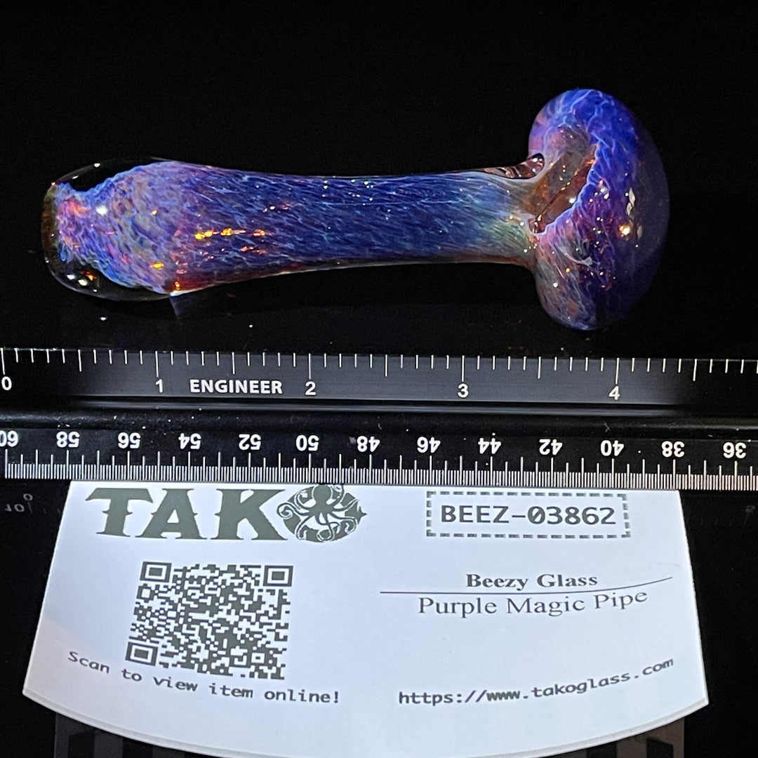 Purple Magic Pipe Glass Pipe Beezy Glass   