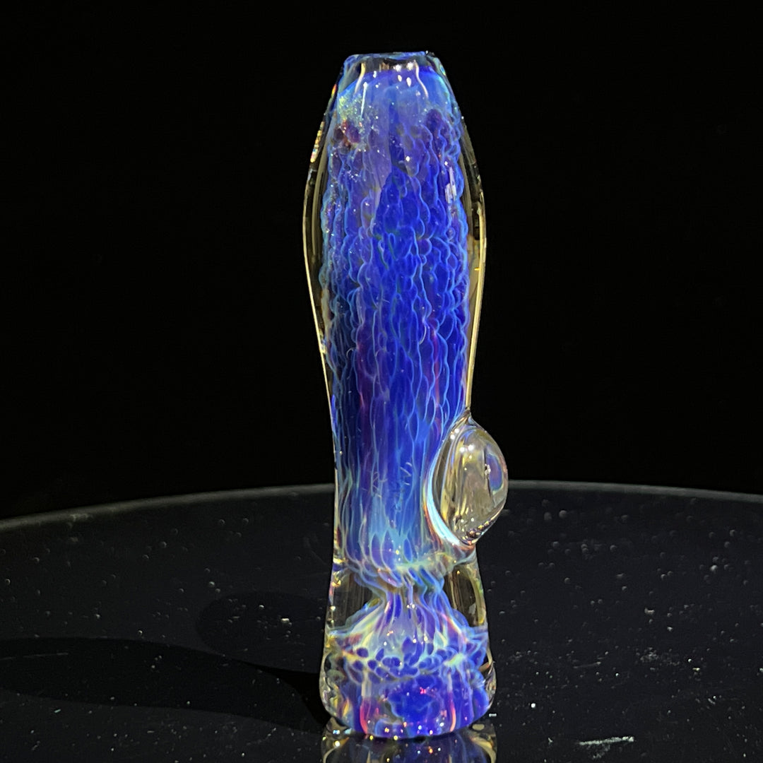 Purple Nebula Chillum Glass Pipe Tako Glass   