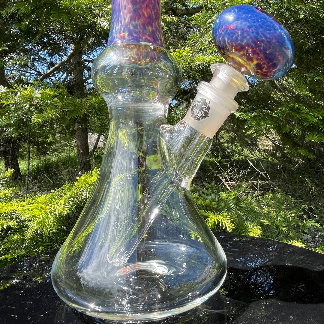 Purple Nebula 9" Bong Glass Pipe Tako Glass   