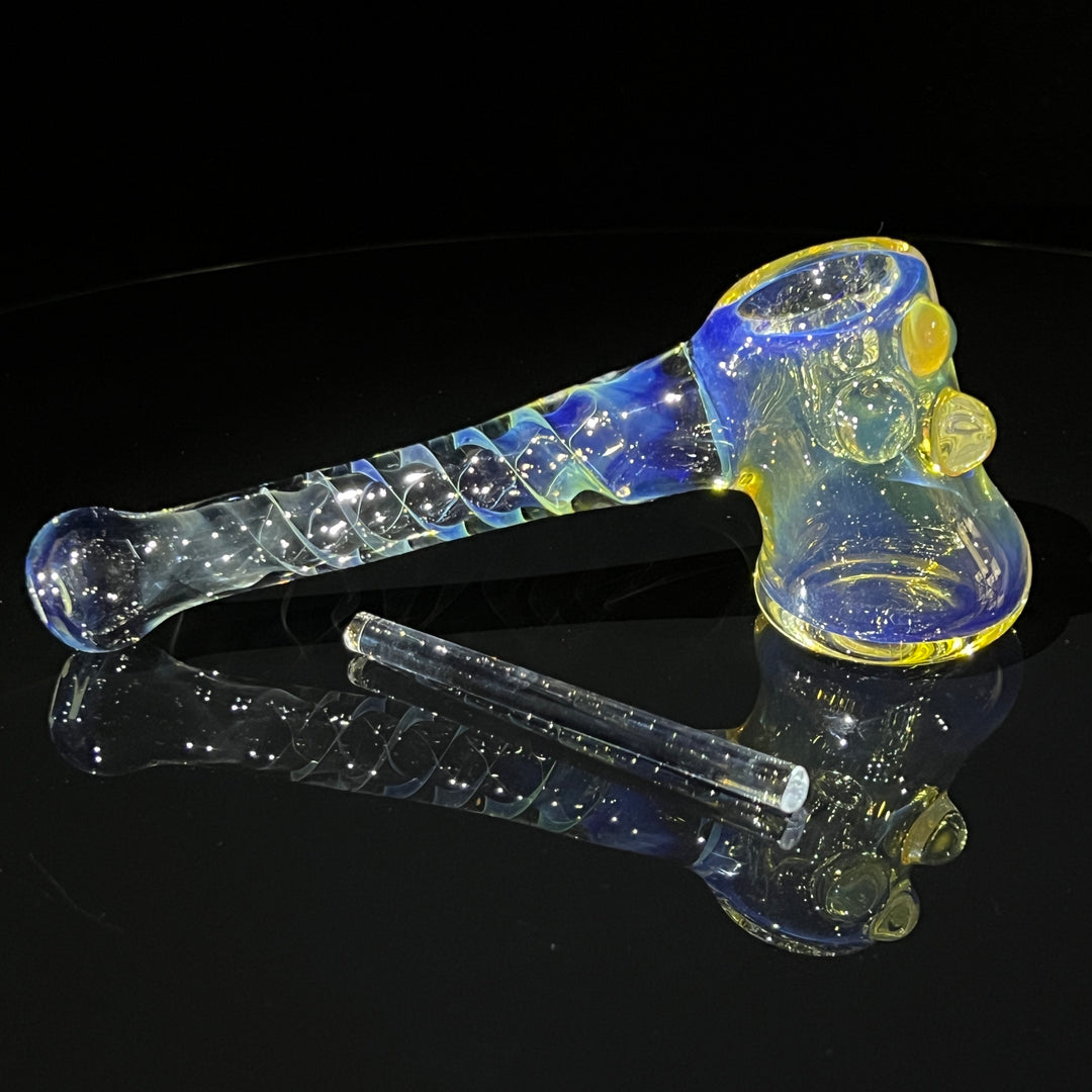 Gold Fumed Hash Hammer Glass Pipe Crondo Glassics