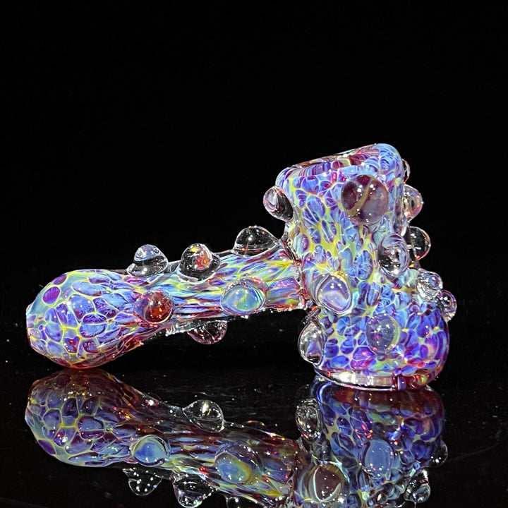 Purple Marble Hammer + Case Combo Glass Pipe TG   