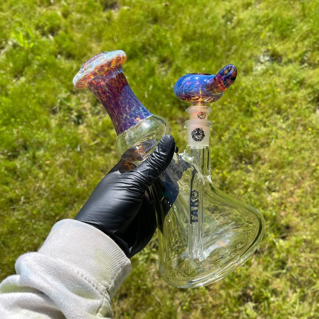 Purple Nebula 9" Bong Glass Pipe Tako Glass   