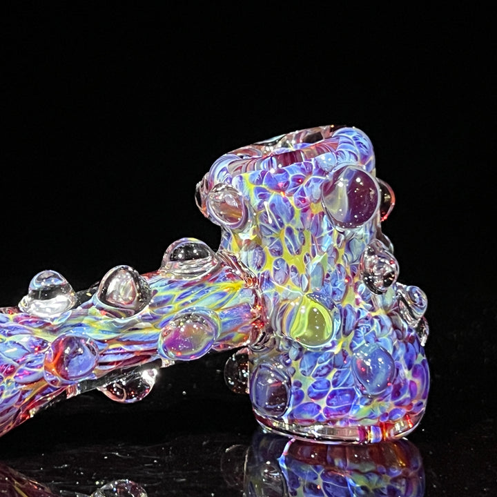 Purple Marble Hammer + Case Combo Glass Pipe TG   