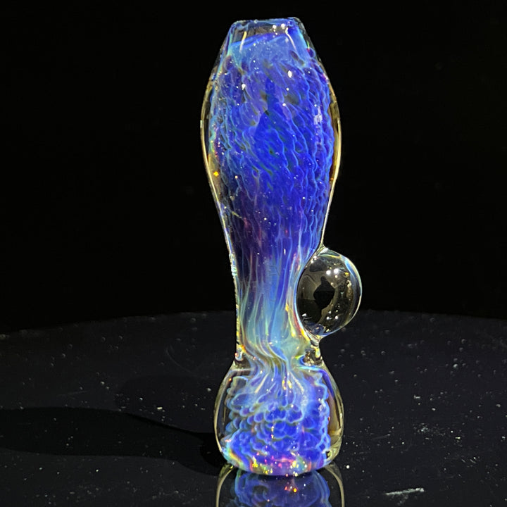 Purple Nebula Chillum Glass Pipe Tako Glass   