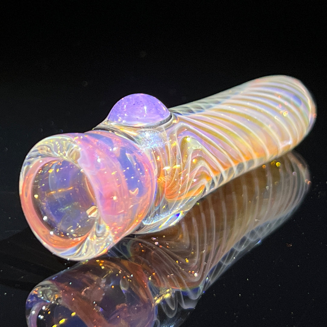 Thick Fume Chillum Glass Pipe Chuck Glass   