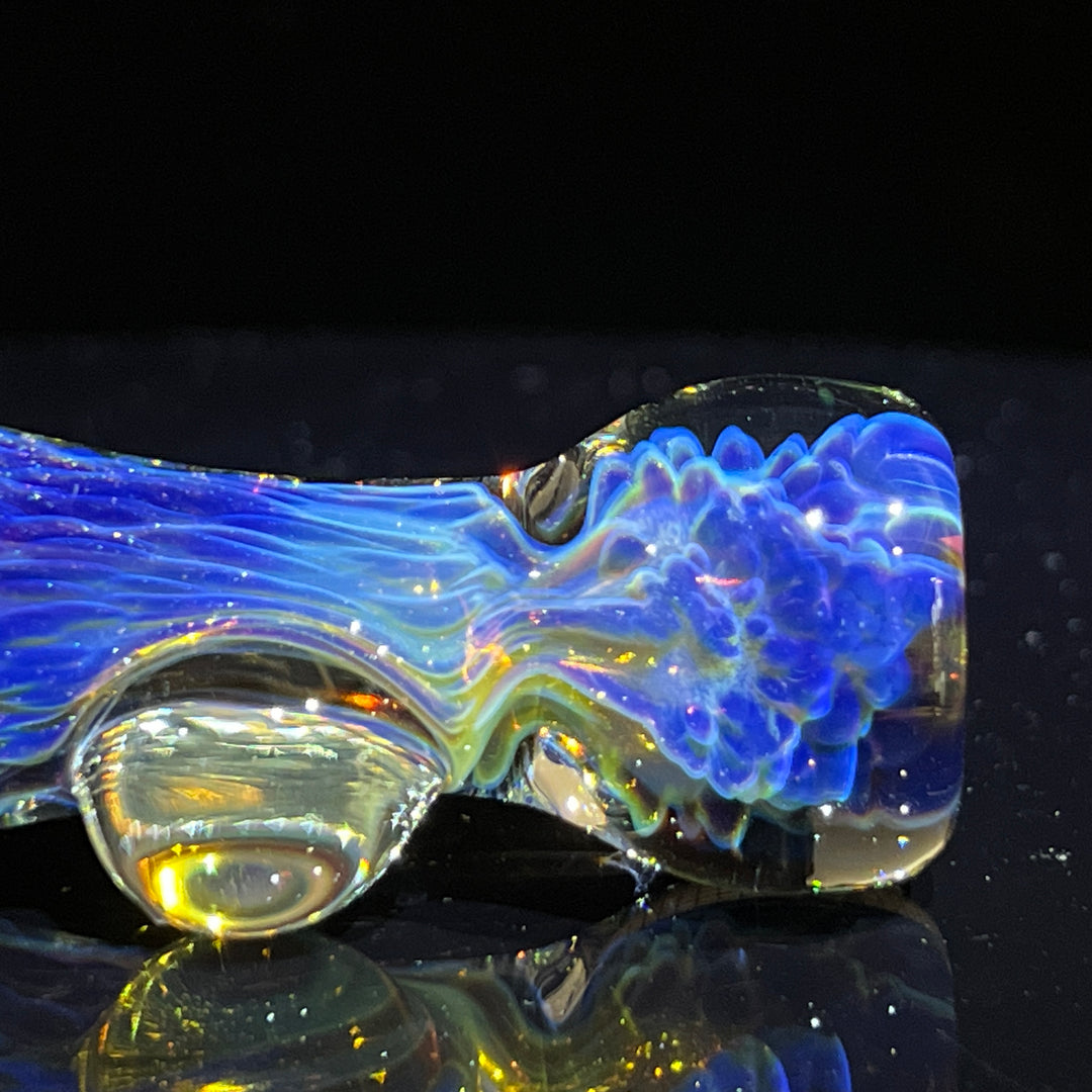 Purple Nebula Chillum Glass Pipe Tako Glass   