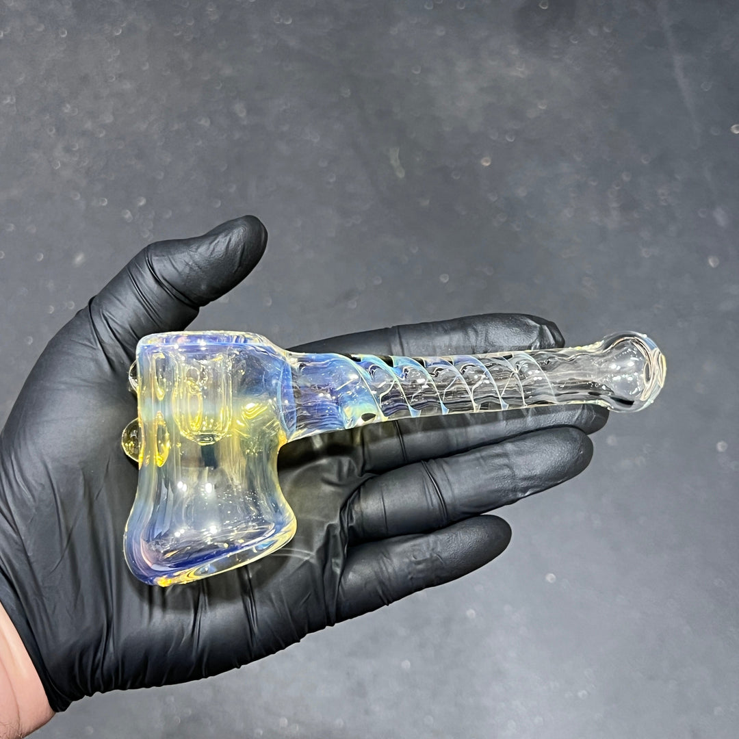 Gold Fumed Hash Hammer Glass Pipe Crondo Glassics