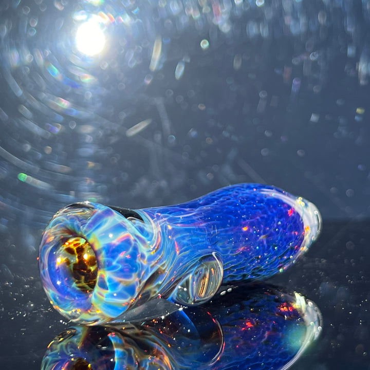 Purple Nebula Chillum Glass Pipe Tako Glass   