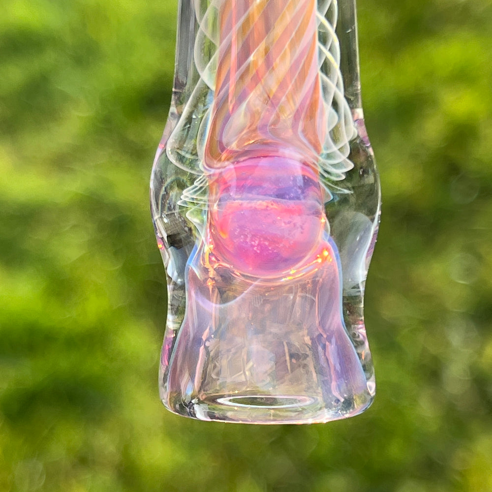 Thick Fume Chillum Glass Pipe Chuck Glass   