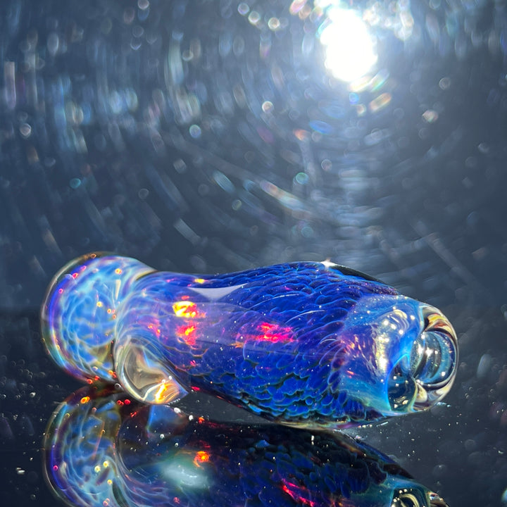 Purple Nebula Chillum Glass Pipe Tako Glass   