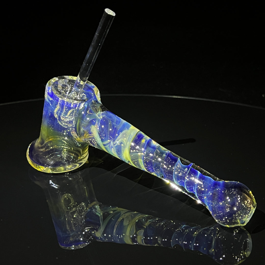 Gold Fumed Hash Hammer Glass Pipe Crondo Glassics